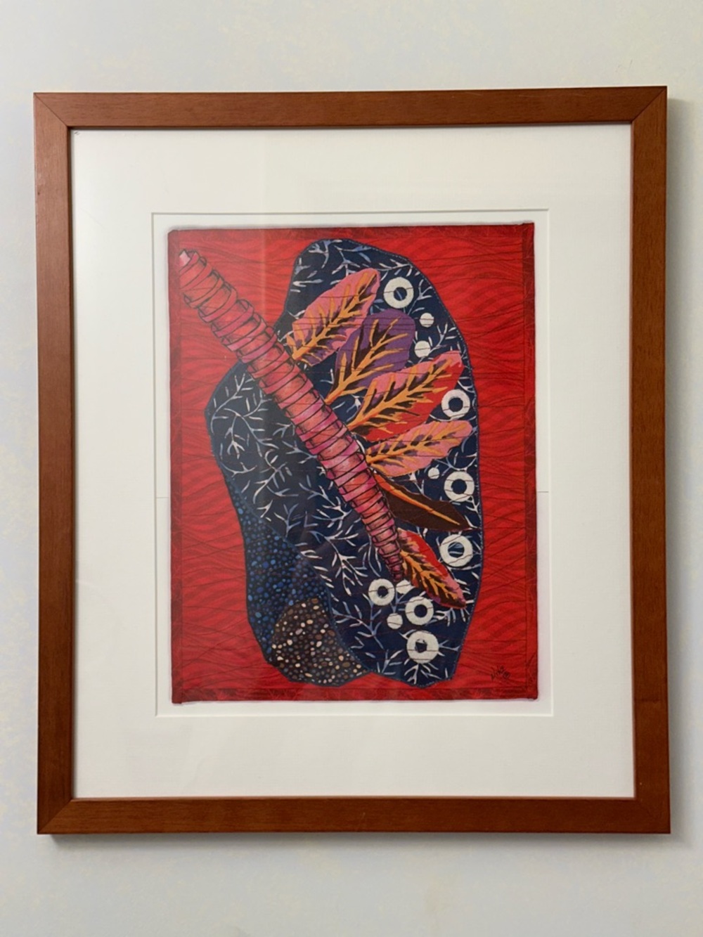 Framed “Bronchioles and Alveoli” Print by Nike Cutsumpas - Anatomy Lung Art